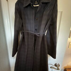 Brooks Brothers Dark Gray Trench Coat